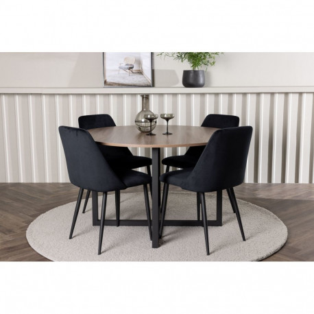 Söögitoa komplekt DURANGO & NIGHT 4 tooliga