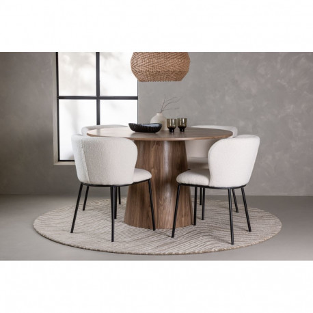 Söögitoa komplekt LANZO&EDINA 4 tooli, 120cm