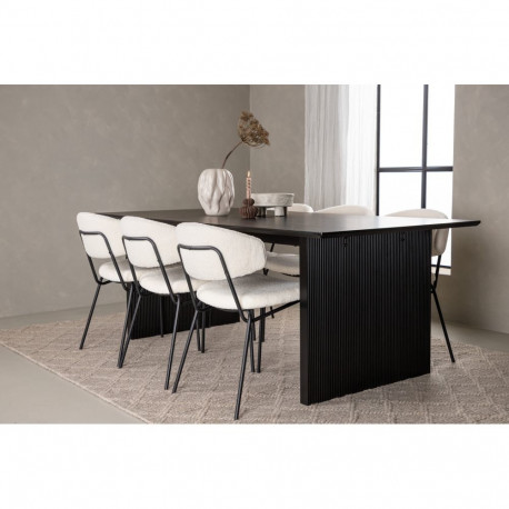 Söögitoa komplekt VAIL & CHICO 6-tooliga