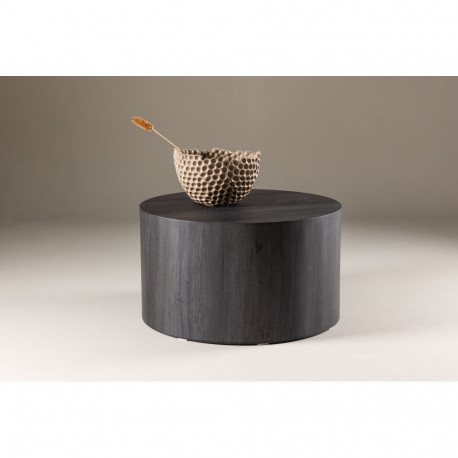 Diivanilaud YORK ⌀80 cm, must