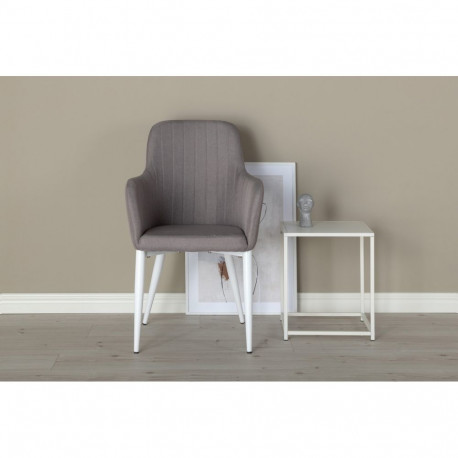 Söögitool COMFORT, hall/valge