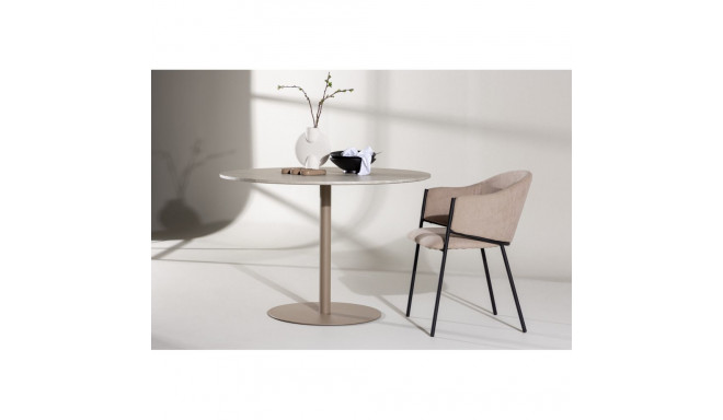 Söögilaud LYCKE ⌀110 cm, beež