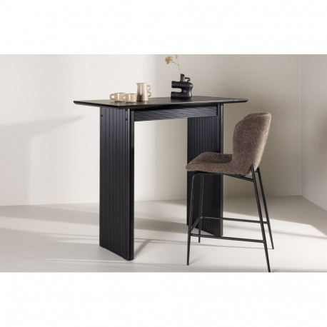 Baarilaud VAIL 120x60 cm, must