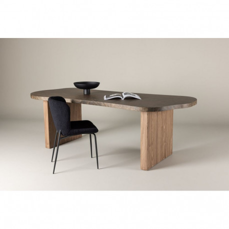 Söögilaud ELEONORA 230x100 cm, pruun