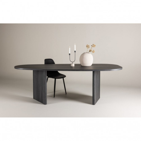 Söögilaud GRÖNVIK 220x100 cm, must