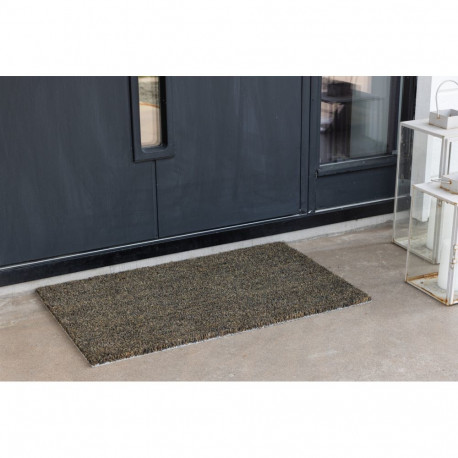 Uksematt LIONEL 45x75 cm, must/looduslik