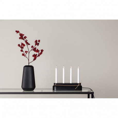 Küünlajalg NÄSFJÄLLET LED, must