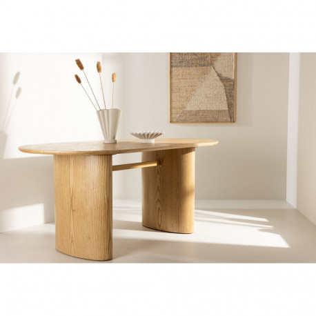 Söögilaud ISOLDE 180x75cm, naturaalne