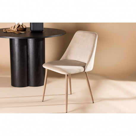 Söögitool NIGHT, pähkli toonis/pruun