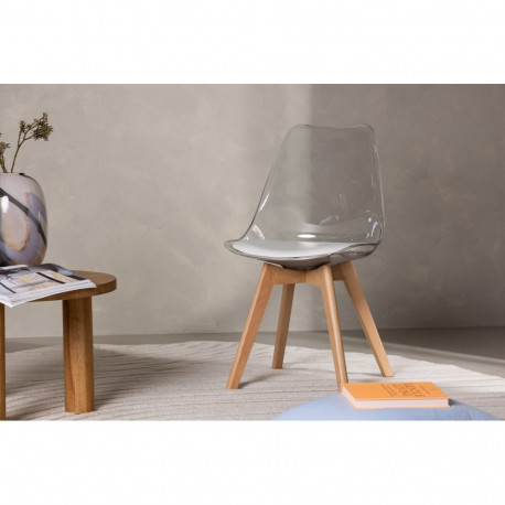 Söögitool EDVIN läbipaistev