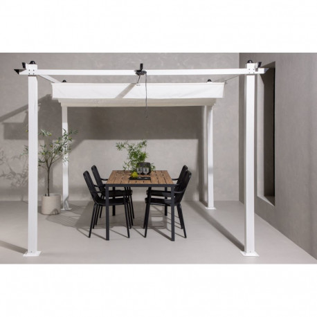 Pergola LAZIO 2,95x2,95xH2,50m, valge