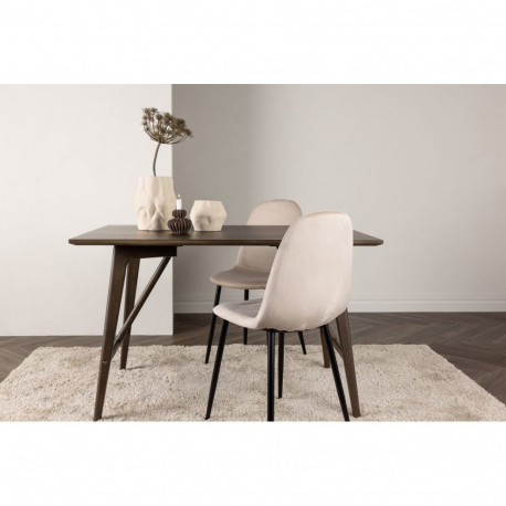 Söögilaud KASEIDON 120x80x75, tumepruun