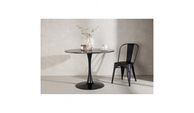 Söögilaud GLADE 100 cm, must