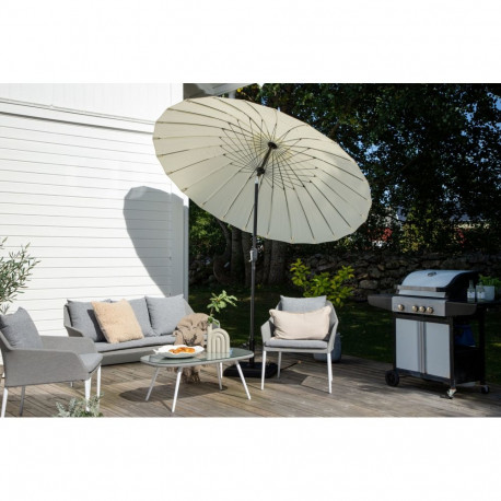 Päikesevari PALMETTO D270, valge