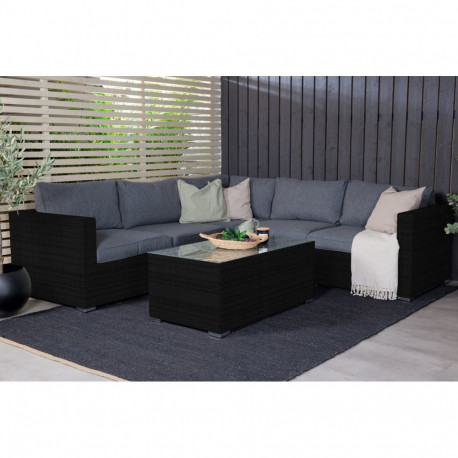 Aiamööbli komplekt AMAZON, must