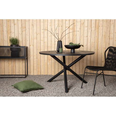 Aialaud ALMA ümmargune ø120cm, must