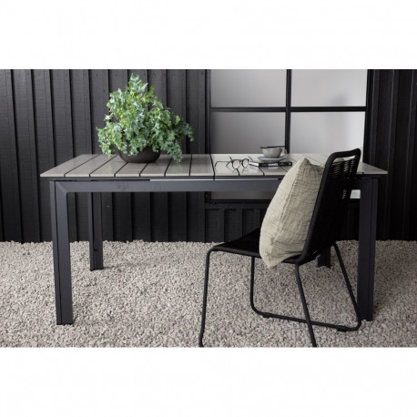 Aialaud LEVELS pikendatav 160/240cm, hall/must