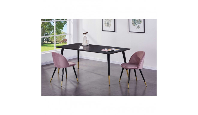 Söögilaud DIPP 180x90cm, must