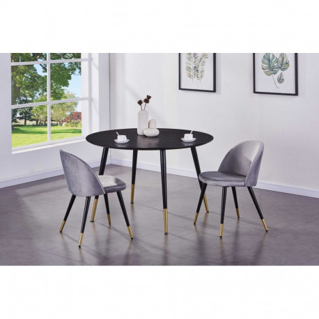 Söögilaud DIPP ümmargune 115cm, must