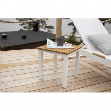 Abilaud MEXICO 40x40 cm, valge/naturaalne