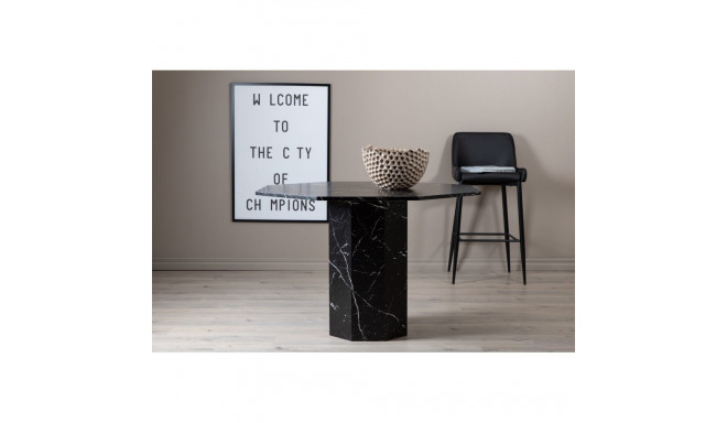 Söögilaud MARBS ümmargune, must