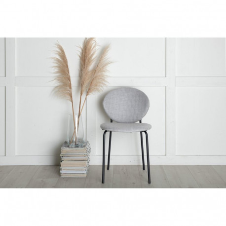 Söögitool VAULT, must/hall