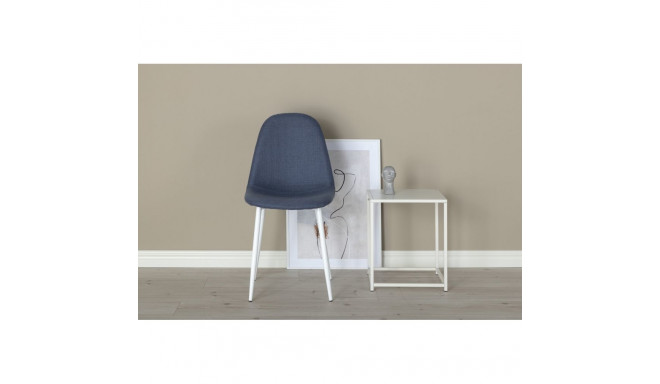 Söögitool POLAR, sinine/valge