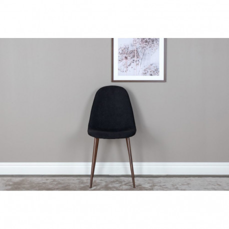 Söögitool POLAR, must/pähkel