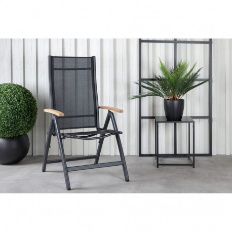 Aiatool PANAMA 5-positsiooniline kokkupandav, must