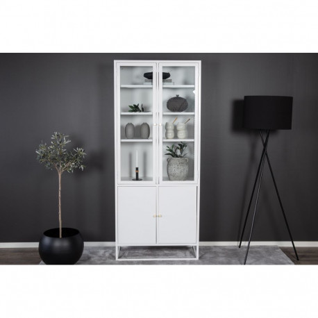 Vitriinkapp BAKAL 4-ukseline, valge