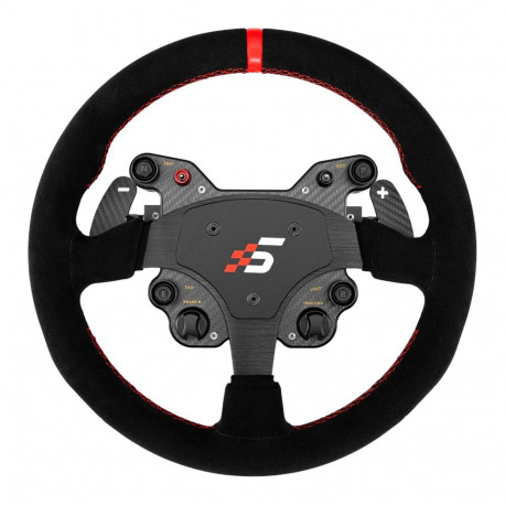 SIMAGIC GT1 Round Steering Wheel 330 mm, Shifter Paddles, QR70, suede, S210