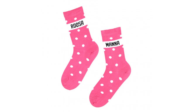 SOKISAHTEL ROOSAMANNA roosad puuvillased sokid 444, 446