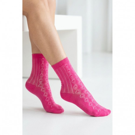 SOKISAHTEL Pierre Mantoux HERB roosad õhukesed sokid 444