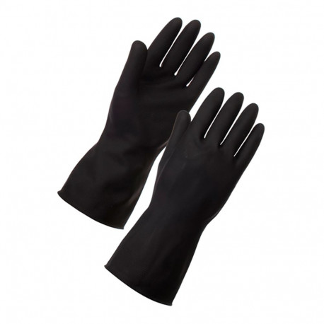 Rubber gloves MCLEAN household gloves S black