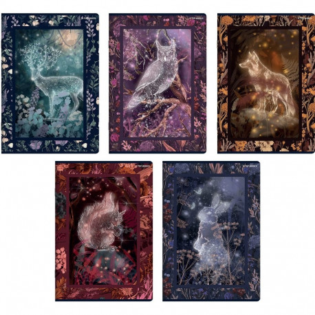 Kaustik A5 60l, 5x5 ruut, Fairytale, assortii, TOP-2000