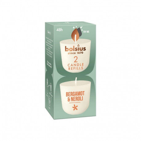 Bolsius CleanLight Candle Refills 2pcs Bergamot&Neroli