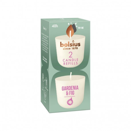 Bolsius CleanLight Candle Refills 2pcs Gardenia&Fig