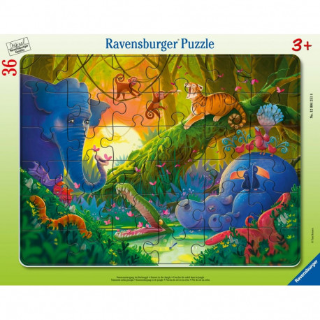 Ravensburger suur plaatpusle 36 tk: džungel