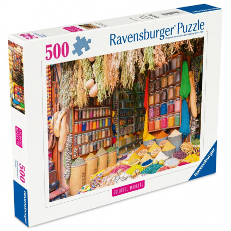Ravensburger pusle 500 tk: värvilised vürtsid Marokos