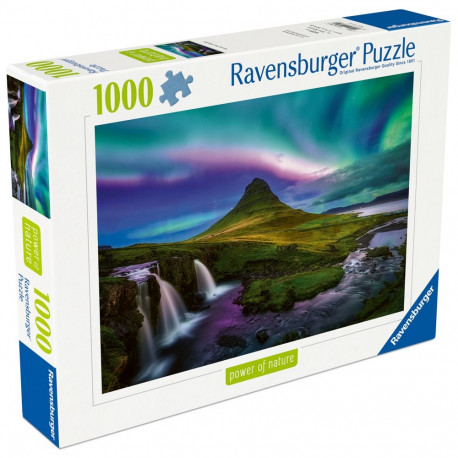 Ravensburger pusle 1000 tk: virmalised Kirkjufellis