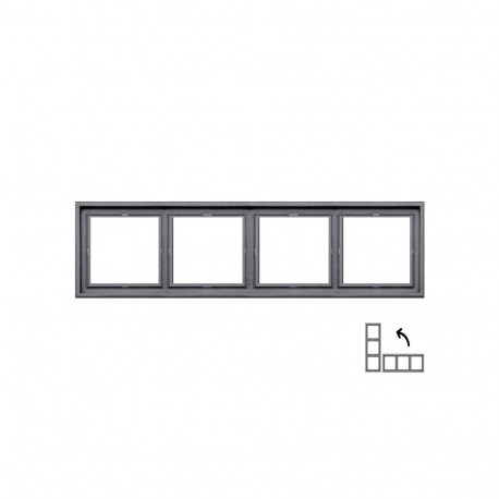 FRAME K14-445-04.M/BM 4PL MODERN BL