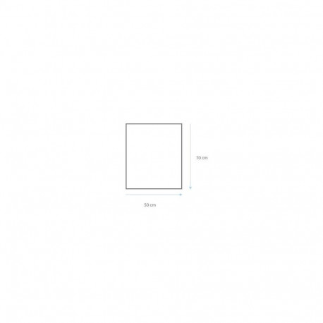 MIRROR HUNG SIMPLE C-EDGE 70X50CM