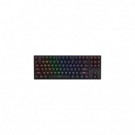 Hator mänguriklaviatuur HTK287UA Icefall Mecha Rainbow 87 juhtmevaba ENG/UA/RU