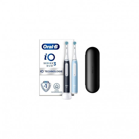 Oral-B Electric Toothbrush iO Series 3 Duo Matt Black/ Ice Blue EU