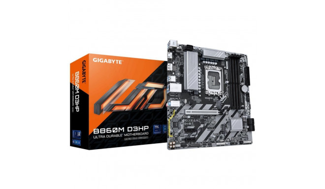 Gigabyte Mainboard||Intel B860 Express|LGA1851|Micro-ATX|Memory DDR5|Memory slots 4|2xPCI-Express 1x