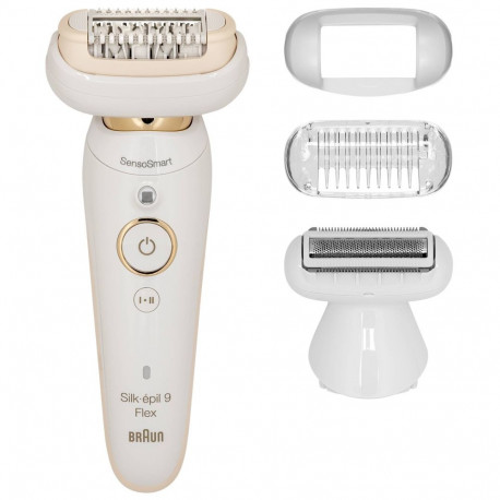 Braun Epilator Silk-epil 9 Flex SES9002 Operating time (max) 40 min, Number of power levels 2, Wet &