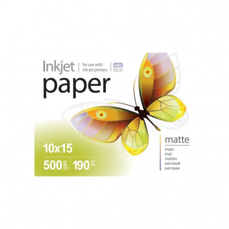 ColorWay PrintPro fotopaber, 500 lehte | 190 g/m² | 10x15 | matt