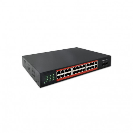 24-Port Gigabit PoE Switch with 2 SFP Ports