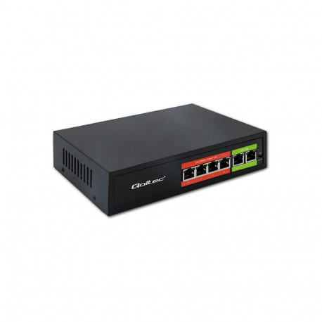 FAST Ethernet PoE SWITCH 4xRJ45 2XRJ45 Uplink 65