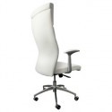 4Worldstyle Office Armchair F004, artificial leather, white